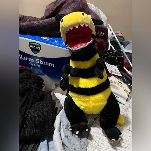 Randimals Yellow and Black Bee Dinosaur Plush Toy - Picture 3 of 3